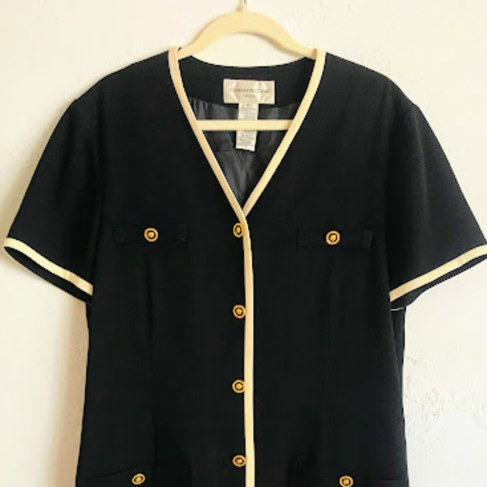 Evan Picone Navy Dress Size 16
